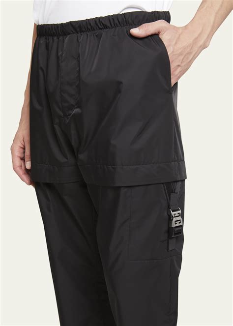 givenchy logo track pants|givenchy cargo pants.